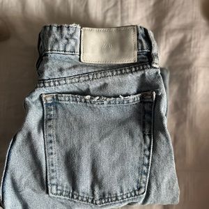 Zara blue mom jeans